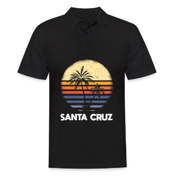Santa Cruz en Californie - Polo Homme - noir - Devant - Kai (181cm)