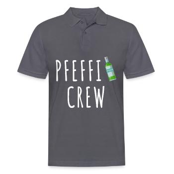 Pfefferminz Likör Pfeffi Vatertag Sauf - Männer Poloshirt - Anthrazit - Vorne - Nico (186cm)