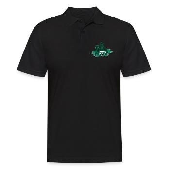 City Auto Style - Men's Polo Shirt - black - Front - Kai (181cm)