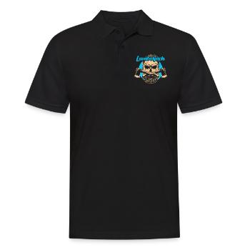 Lumberjack Holzarbeiter Und Holzbearbeitung - Männer Poloshirt - Schwarz - Vorne - Kai (181cm)