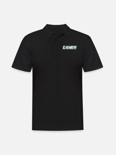 Gamer - Men's Polo Shirt - black