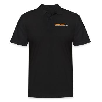 Drogist - Männer Poloshirt - Schwarz - Vorne - Kai (181cm)