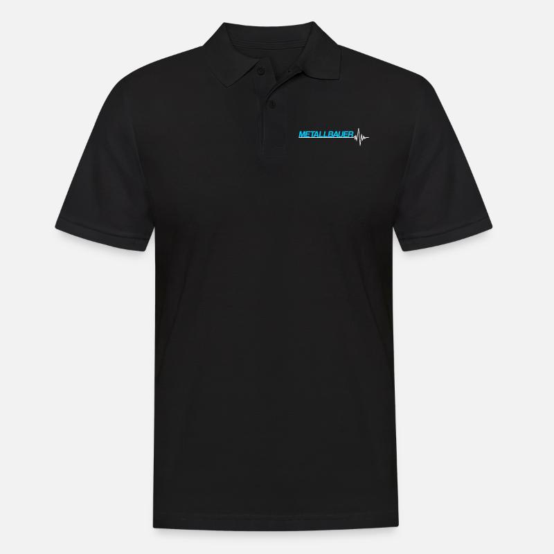 Metallbauer - Männer Poloshirt - Schwarz