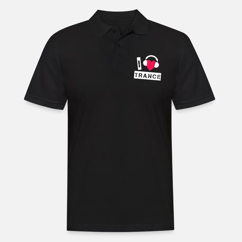 Amour de transe - Polo Homme - noir