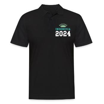 Indonesia 2024 Krona - Men's Polo Shirt - black - Front - Kai (181cm)