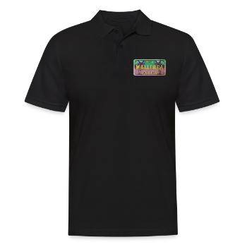 Mallorca Summer Sun Beach Sea Palms Holiday - Men's Polo Shirt - black - Front - Kai (181cm)
