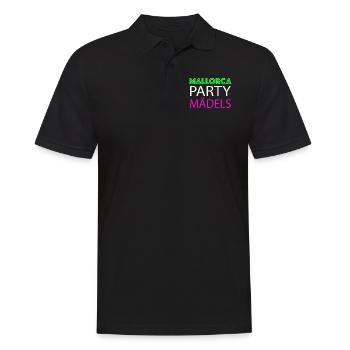 Mallorca Party Mädels - Männer Poloshirt - Schwarz - Vorne - Kai (181cm)