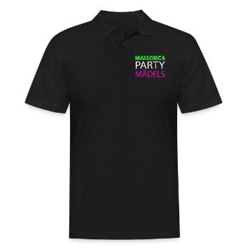 Mallorca Party Mädels - Männer Poloshirt - Schwarz - Vorne - Kai (181cm)
