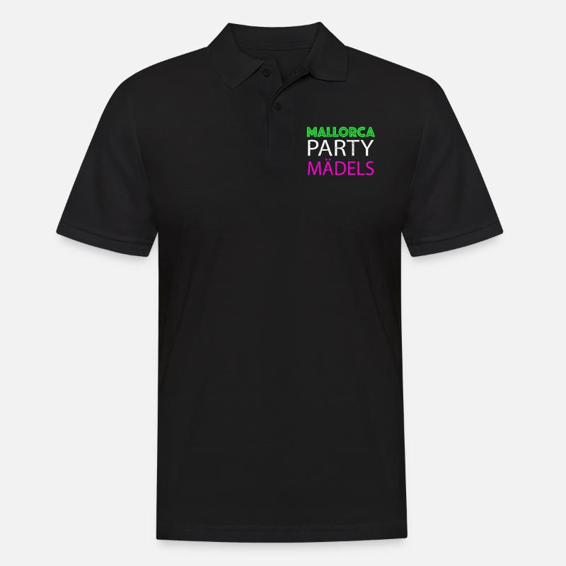 Mallorca Party Mädels - Männer Poloshirt - Schwarz