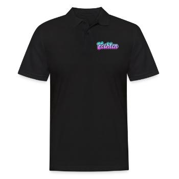 Fechten - Männer Poloshirt - Schwarz - Vorne - Kai (181cm)