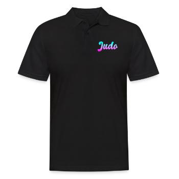 Judo - Men's Polo Shirt - black - Front - Kai (181cm)