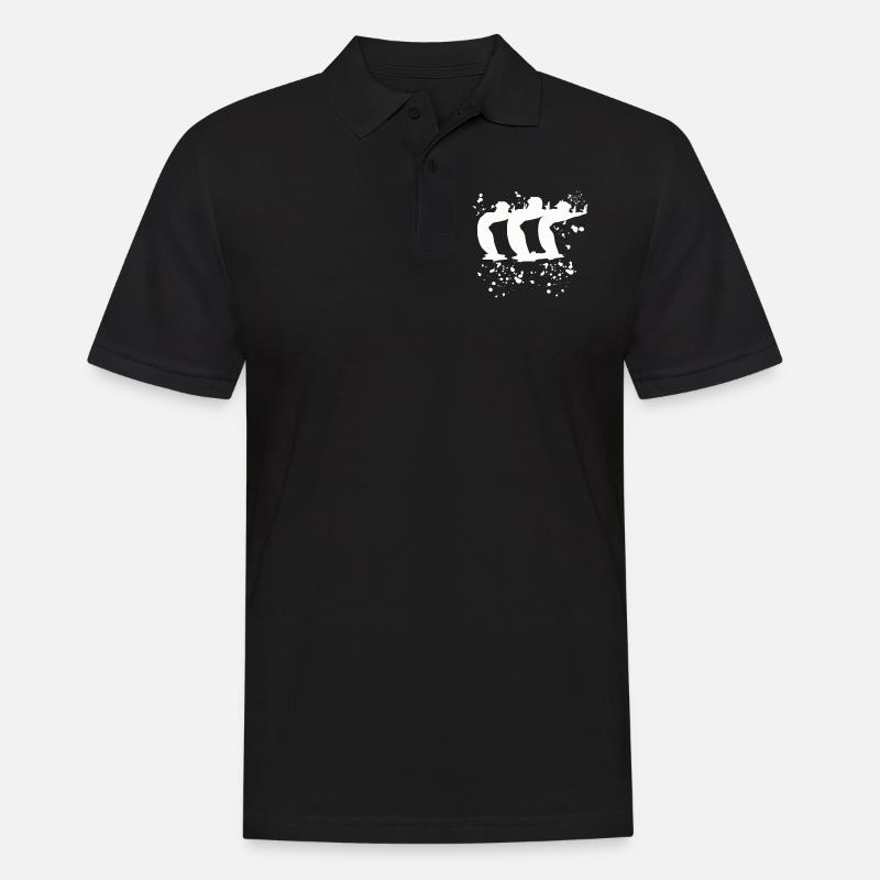 Artistic Swim Team Synchronschwimmen - Männer Poloshirt - Schwarz