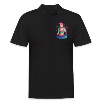 Boxing Fighter Kids Boxing Match Boxer - Men's Polo Shirt - black - Front - Kai (181cm)
