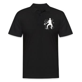 Hammer Thrower Colorsplash Hammer throwing - Men's Polo Shirt - black - Front - Kai (181cm)