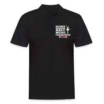Ballerina Mädchen Balletttanz Geschenk - Männer Poloshirt - Schwarz - Vorne - Kai (181cm)