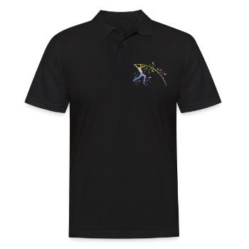 Perchiste Enfant Saut à la perche - Polo Homme - noir - Devant - Kai (181cm)