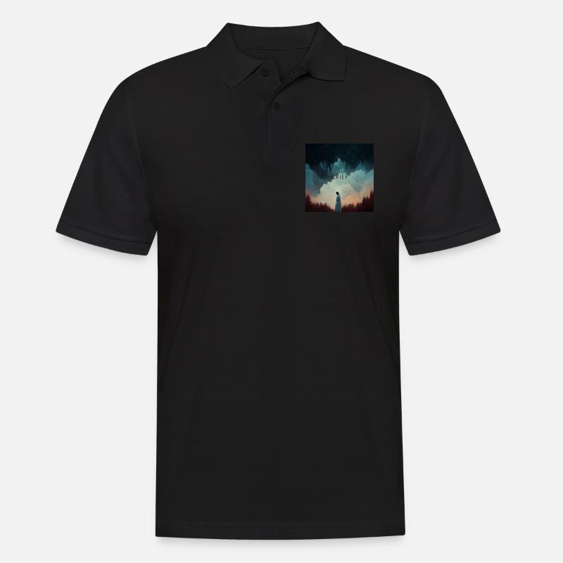 Grief Kummer - Männer Poloshirt - Schwarz