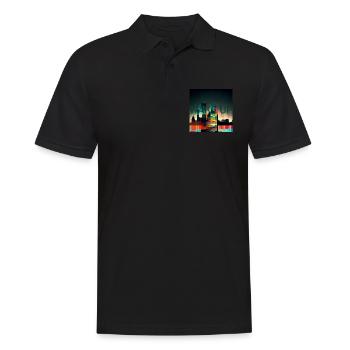 Réveillez Wach Auf - Polo Homme - noir - Devant - Kai (181cm)