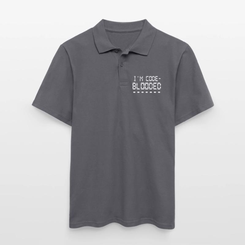 Programmation informatique Je suis programmeur Code Blooded Polo Homme