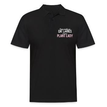 Landschaftsgärtner Hobbygärtner Gärtner - Männer Poloshirt - Schwarz - Vorne - Kai (181cm)