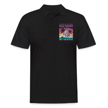 Catamaran voilier voilier voile marin - Polo Homme - noir - Devant - Kai (181cm)