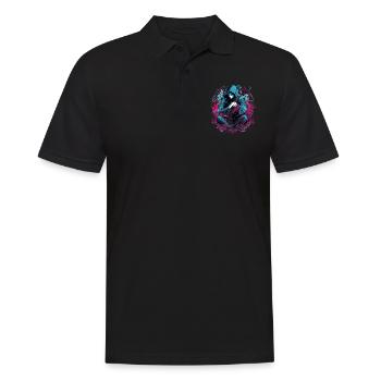 Cellospieler Cellist-Musikerin Collo-Musik - Männer Poloshirt - Schwarz - Vorne - Kai (181cm)