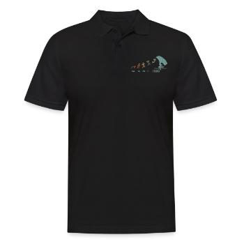 Wingfoil Surfer Wingfoiling Hydrofoil Weekend - Men's Polo Shirt - black - Front - Kai (181cm)