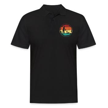 Jardinier, Agriculteur, Paysagiste, Plantes - Polo Homme - noir - Devant - Kai (181cm)