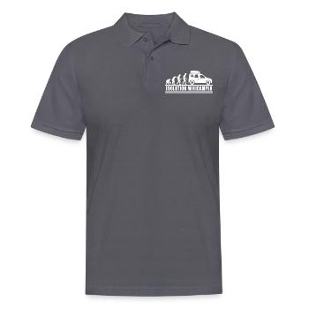 Evolution Minicamper Camping-Camping-Camping - Polo Homme - charbon - Devant - Nico (186cm)