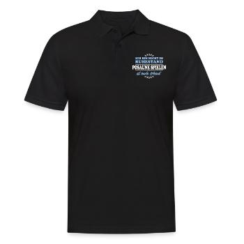 Retirement Retiree Retiree Trombone Player - Men's Polo Shirt - black - Front - Kai (181cm)