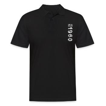 1960 Geburtstag Geschenkidee Vintage Edition 1960 - Männer Poloshirt - Schwarz - Vorne - Kai (181cm)