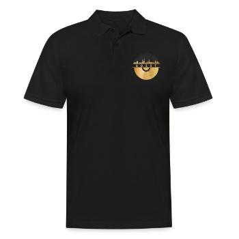 Disque vinyle Disco Musique Skyline--Soest - Polo Homme - noir - Devant - Kai (181cm)