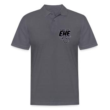 bachelor party wedding shower wedding - Men's Polo Shirt - charcoal grey - Front - Nico (186cm)
