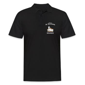 Bulgarien Leuchtturm Klosterinsel St. Anastasia - Männer Poloshirt - Schwarz - Vorne - Kai (181cm)