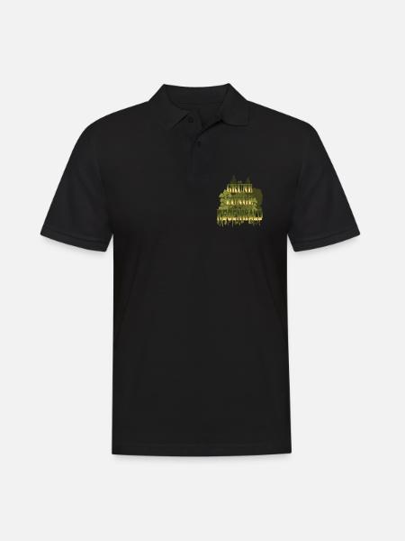 grüne Lunge Regenwald - Männer Poloshirt - Schwarz