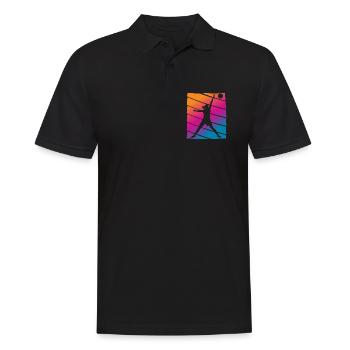 Basketteur - Polo Homme - noir - Devant - Kai (181cm)