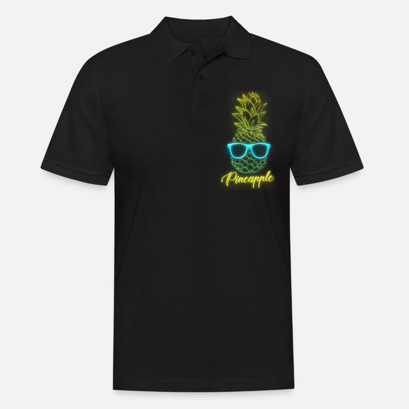 Uv Farbe Dj - Männer Poloshirt - Schwarz