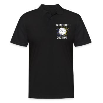 Volleyballer Spruch Für Volleyballspiel Volleyball - Männer Poloshirt - Schwarz - Vorne - Kai (181cm)