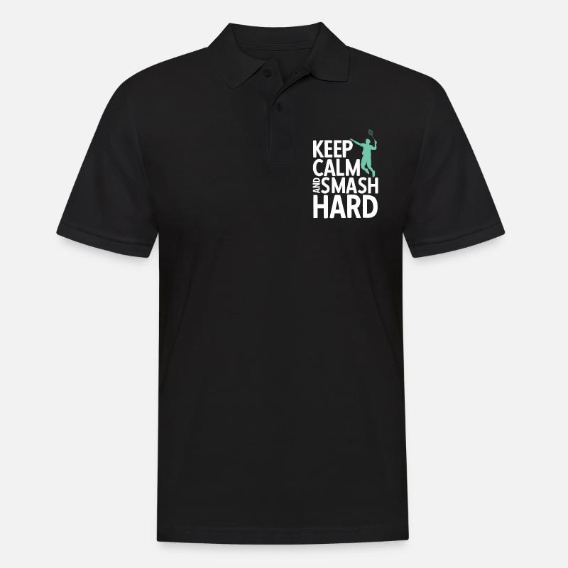 Badminton - Männer Poloshirt - Schwarz