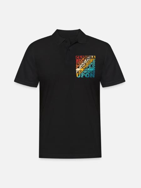 Capoeira - Männer Poloshirt - Schwarz
