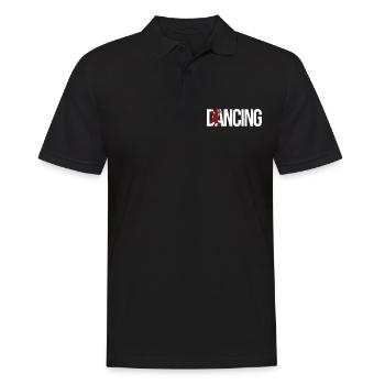 Breakdancing Tanzen für Tänzer - Männer Poloshirt - Schwarz - Vorne - Kai (181cm)