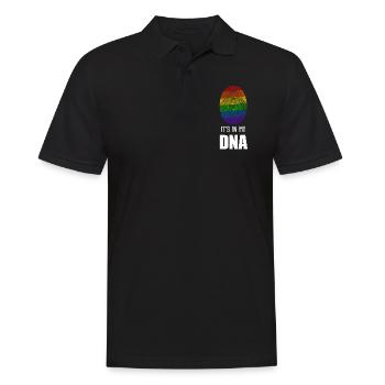 Cadeau gay gay LGBT Gay Pride - Polo Homme - noir - Devant - Kai (181cm)