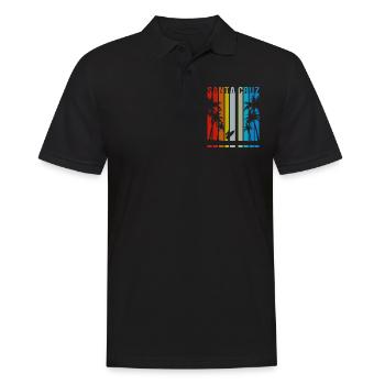 Cadeau de Santa Cruz en Californie en Californie - Polo Homme - noir - Devant - Kai (181cm)