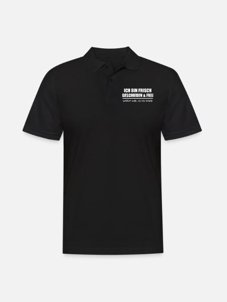 Scheidung 2020 Frisch Geschieden Single Geschenk - Männer Poloshirt - Schwarz