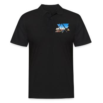 Berlin Allemagne Skyline Fernsehturm Ville City - Polo Homme - noir - Devant - Kai (181cm)