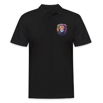 Leo Heavenly - Heavenly Serenity - Men's Polo Shirt - black - Front - Kai (181cm)