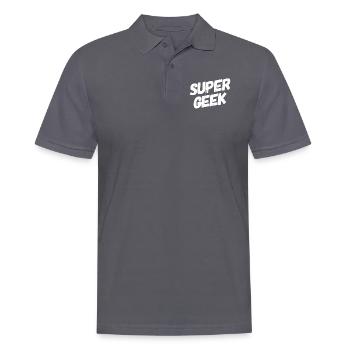 Geek - Polo Homme - charbon - Devant - Nico (186cm)