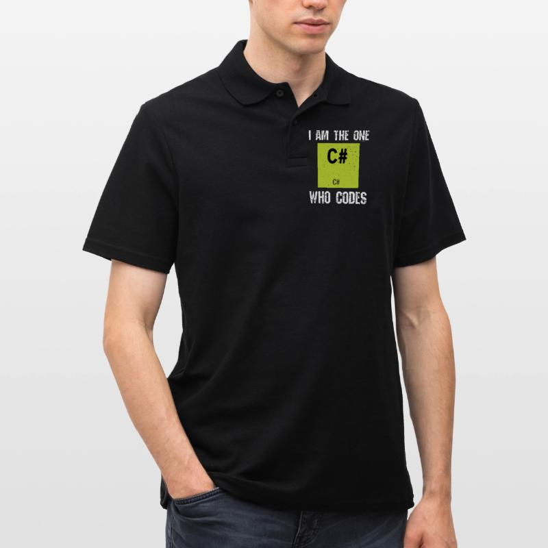 Programming C # Codes Men's Polo Shirt