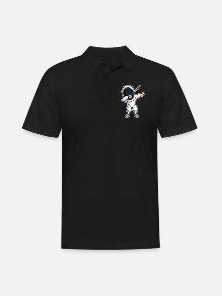 Fencer DAB - Men's Polo Shirt - black