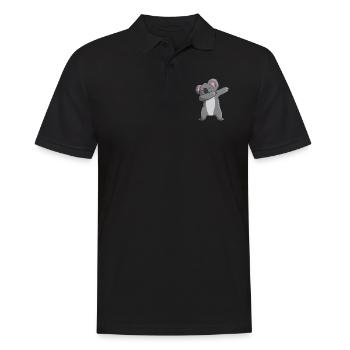 Koala - DAB / danse / tamponner / dabben - Polo Homme - noir - Devant - Kai (181cm)